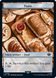 Food (09) // Smaug Double-Sided Token [The Lord of the Rings: Tales of Middle-Earth Tokens]