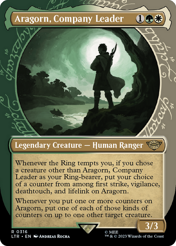 Aragorn, Company Leader (Showcase Ring Frame) [The Lord of the Rings: Tales of Middle-Earth]