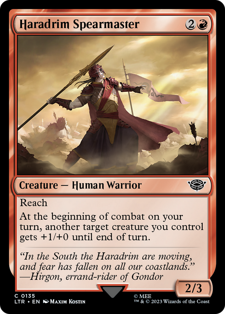 Haradrim Spearmaster [The Lord of the Rings: Tales of Middle-Earth]