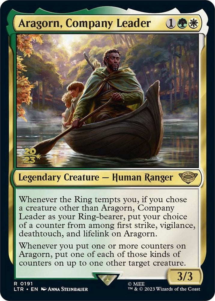 Aragorn, Company Leader [The Lord of the Rings: Tales of Middle-Earth Prerelease Promos]