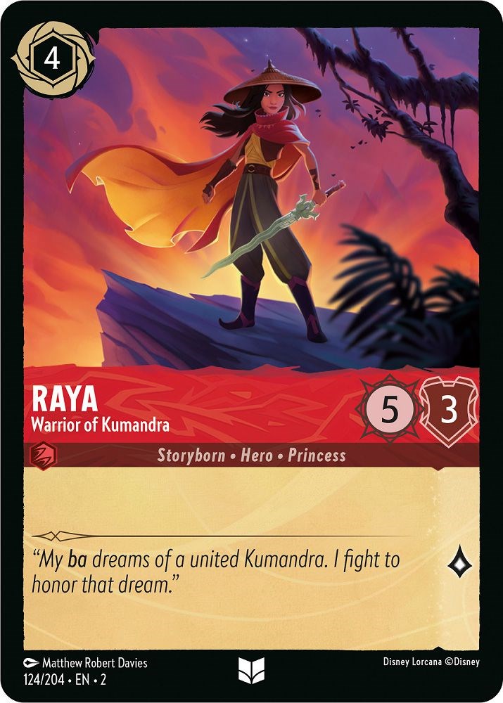 Raya - Warrior of Kumandra (124/204) [Rise of the Floodborn]